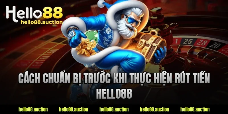 Cách chuẩn bị trước khi thực hiện rút tiền hello88