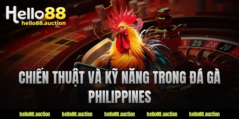 Chiến thuật và kỹ năng trong đá gà Philippines