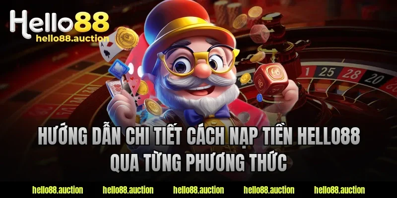 Hướng dẫn chi tiết cách nạp tiền Hello88 qua từng phương thức