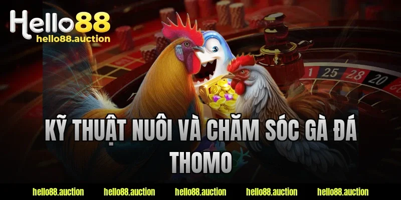 Kỹ thuật nuôi và chăm sóc gà đá Thomo