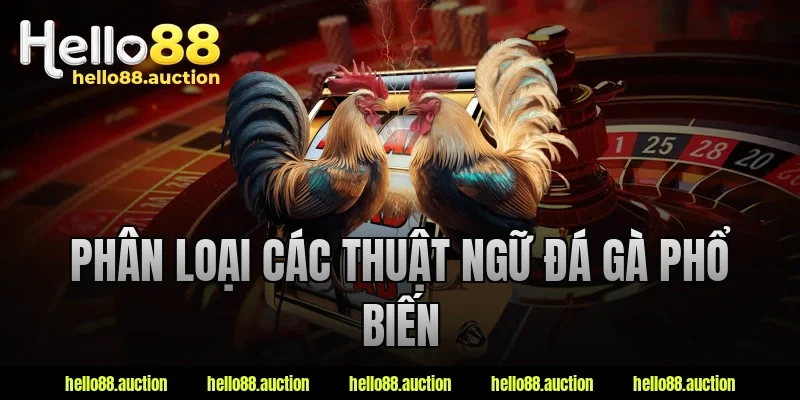 Phân loại các thuật ngữ đá gà phổ biến