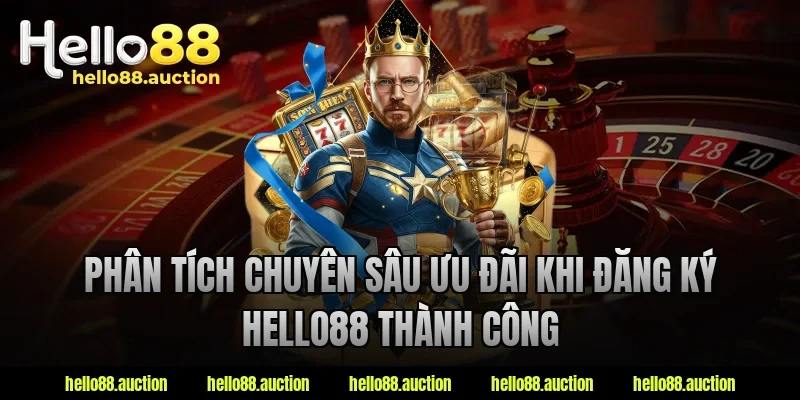 Phân tích chuyên sâu ưu đãi khi đăng ký hello88 thành công