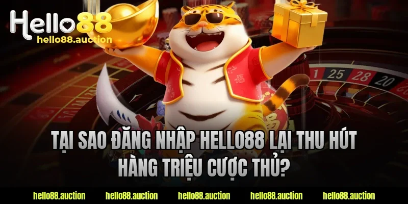 Tại sao đăng nhập hello88 lại thu hút hàng triệu cược thủ?